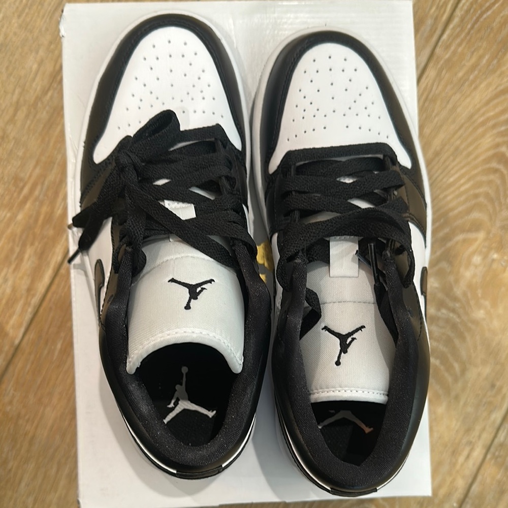 Air Jordan Black and White Sneakers